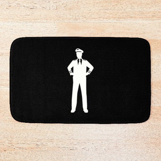 Airline captain Bath Mats