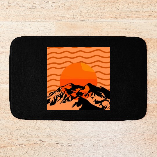 Denali Mountain Bath Mats