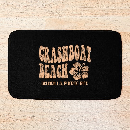 Crashboat beach Aguadilla Puerto Rico Bath Mats