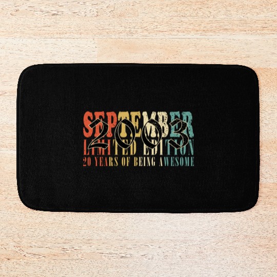 september 2003 Anniversary september 2003 septembe Bath Mats