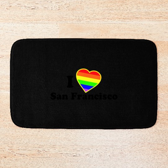 I Love San Francisco Bath Mats