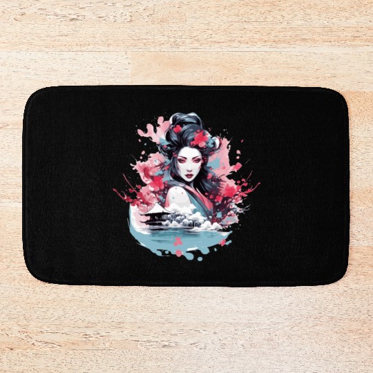 Geisha of Japan Bath Mats