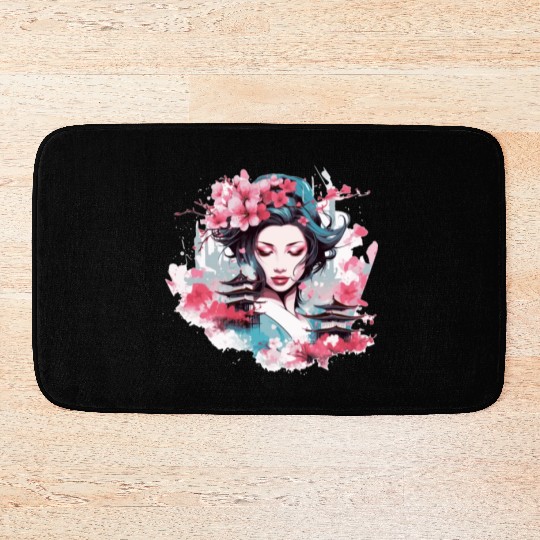 Geisha of Japan Bath Mats