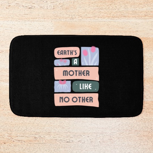 Protect Mother Earth Save The Planet Bath Mats