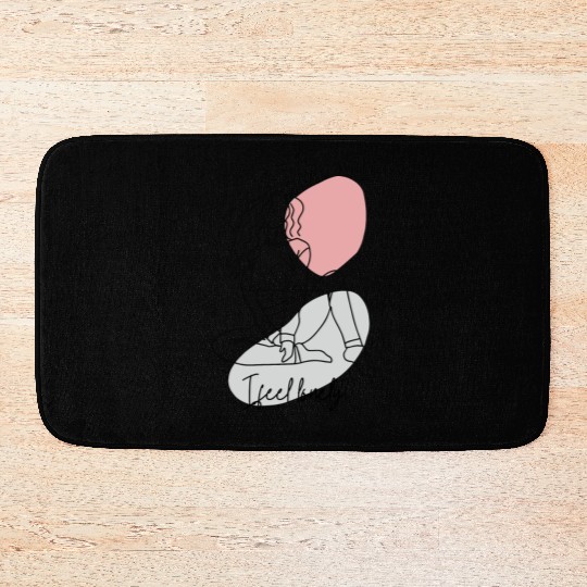 i feel lonely Bath Mats