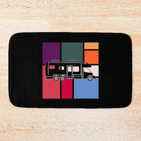 Vintage Camper – Retro Road Trip Bath Mats