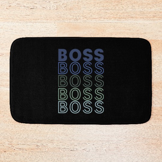 Boss gift for father in Christmas Bath Mats