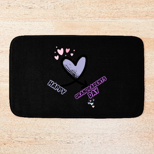 Happy Grandparents Day Bath Mats