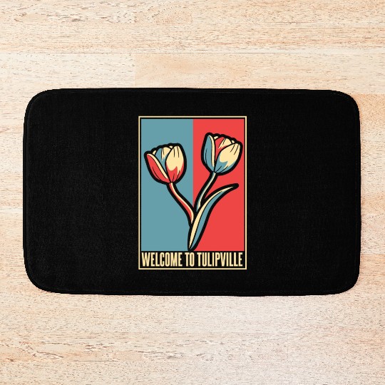 Tulip Gardening Tulips Bath Mats
