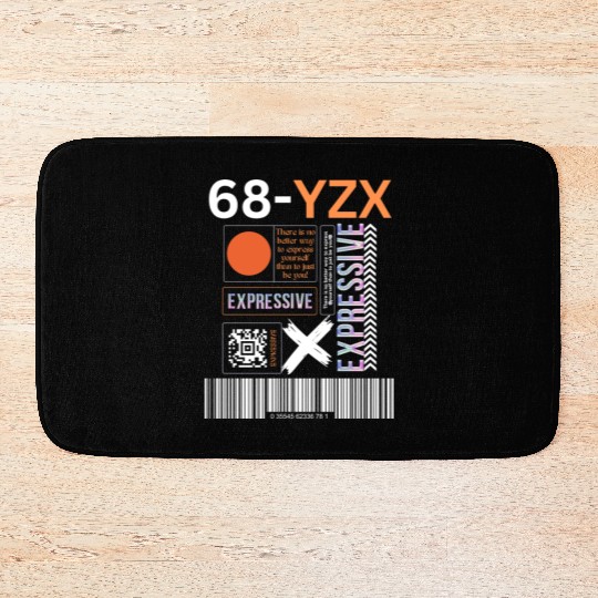 Expressive streetwear Bath Mats