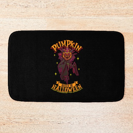 Scary Pumpkin Halloween Costume Autumn Fall Gift Bath Mats