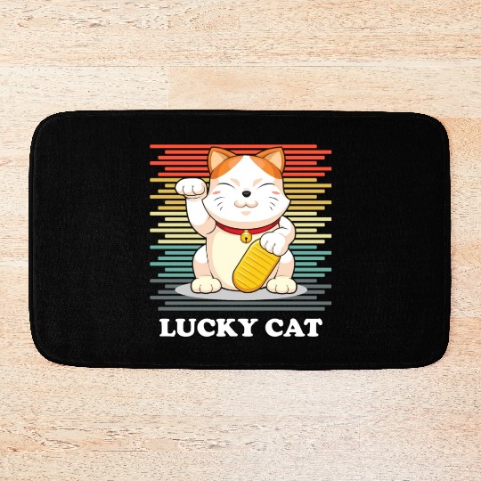 Lucky Cat - Maneki Neko Bath Mats