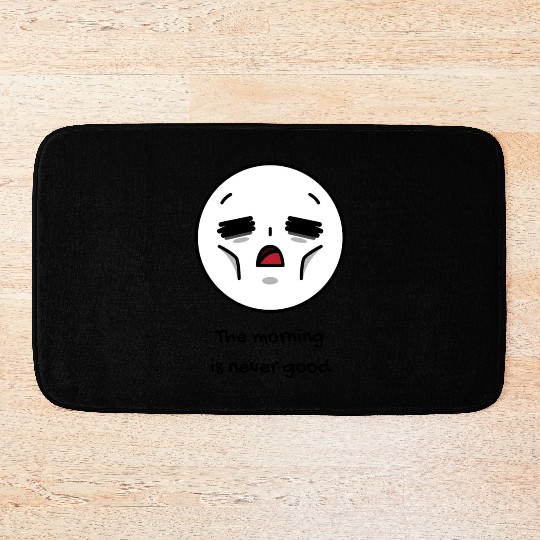 The Morning is never Good Unisex Ultra Cotton Bath Mats