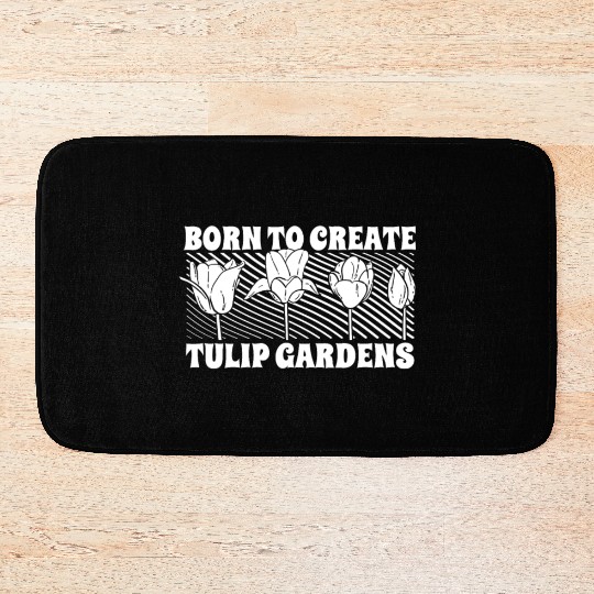 Tulip Gardening Tulips Bath Mats