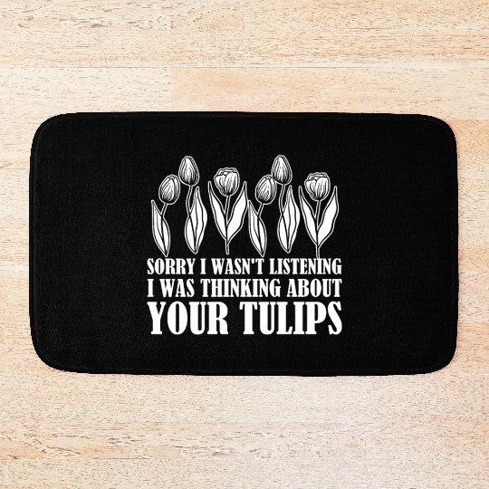 Tulip Gardening Tulips Bath Mats