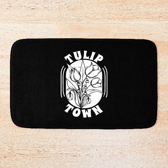 Tulip Gardening Tulips Bath Mats