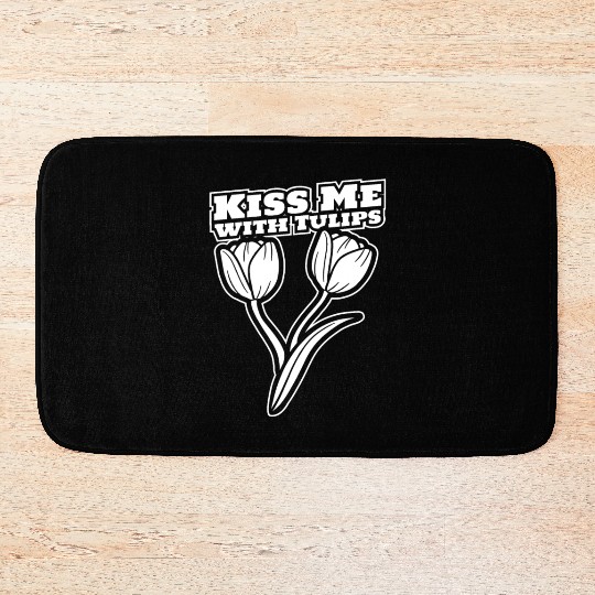 Tulip Gardening Tulips Bath Mats