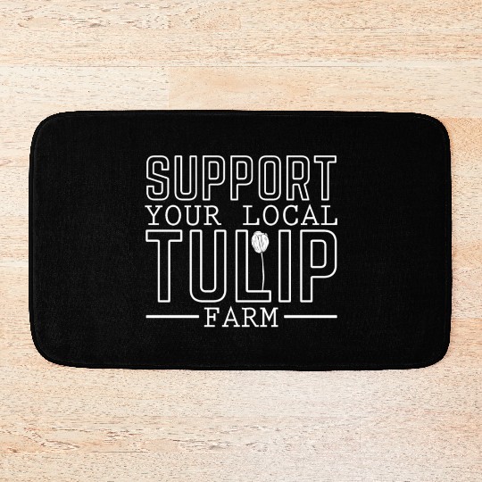 Tulip Gardening Tulips Bath Mats