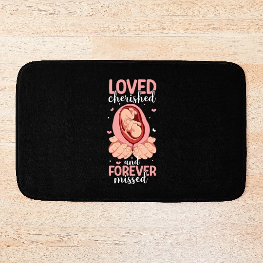 Infant Loss Miscarriage Awareness Pregnancy Loss Bath Mats