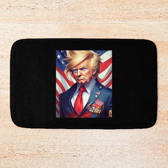 donald trump Bath Mats