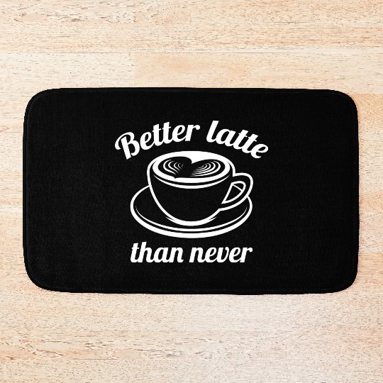 Better Latte Than Never Bath Mats