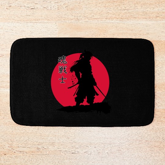 Samurai Japanese Warrio Bath Mats
