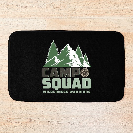 CAMP SQUAD WILDERNESS WARRIORS Bath Mats