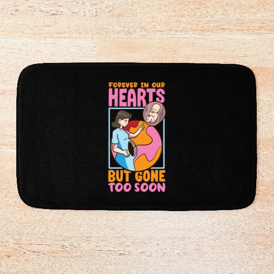 Infant Loss Miscarriage Awareness Pregnancy Loss Bath Mats