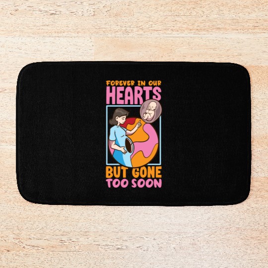 Infant Loss Miscarriage Awareness Pregnancy Loss Bath Mats