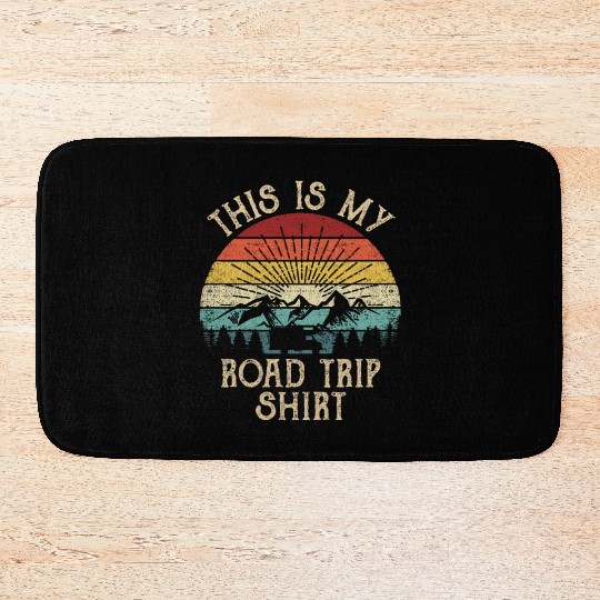 This Is My Road Trip Bath Mats RV Vacation Travel