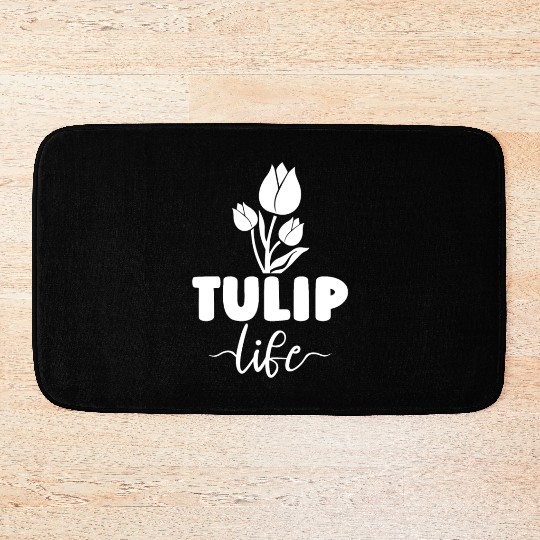 Tulip Gardening Tulips Bath Mats