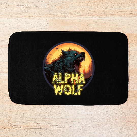Alpha Wolf Bath Mats