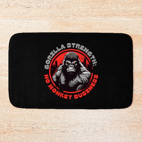 Gorilla Strength: No Monkey Business Bath Mats
