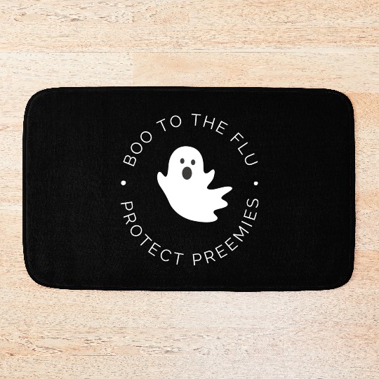 NICU Halloween | Boo to the flu | Protect Preemies Bath Mats