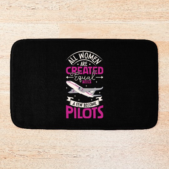 Pilot Aviation Airplane Airline Future Pilots Bath Mats