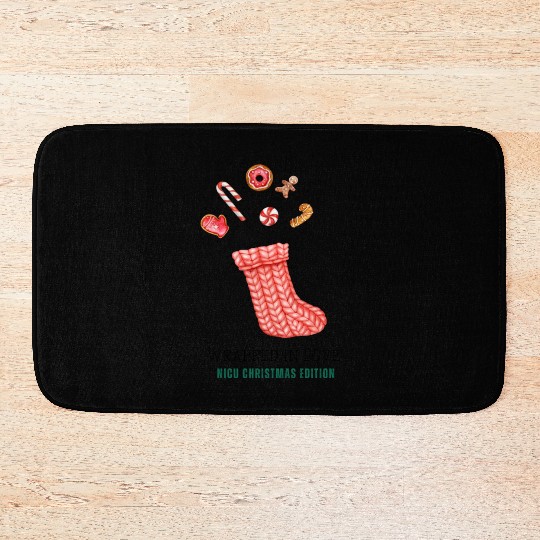 NICU Christmas design | Wrapped in Love Bath Mats
