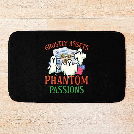 Ghostly Assets Phantom Passions Scary Halloween Bath Mats