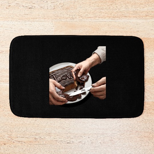 spread love design Bath Mats