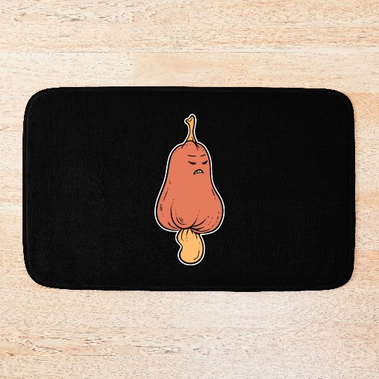 Cashew Fruit Nuts Lover Gift Bath Mats