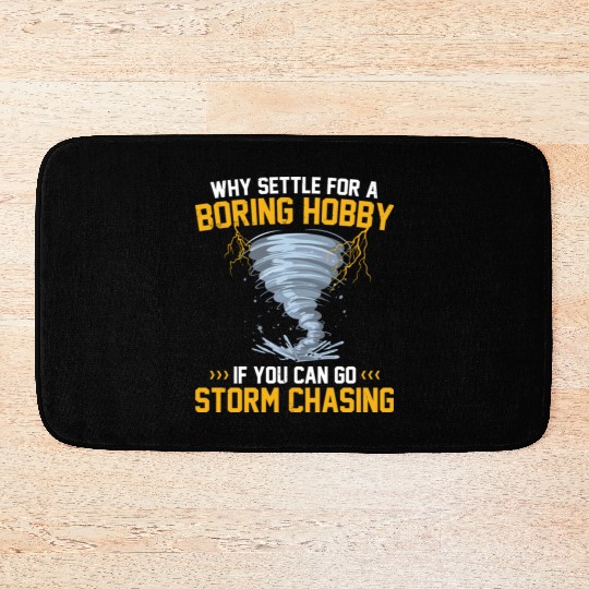 Storm Chaser gift idea | Tornado Meteorologists Bath Mats