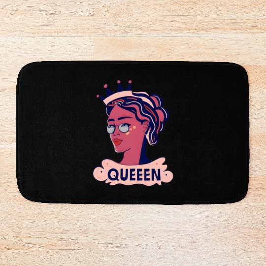 Royal Elegance | Queen Inspired Design Bath Mats