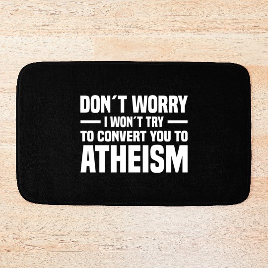 Atheism Skeptics Atheists Atheist Science Bath Mats