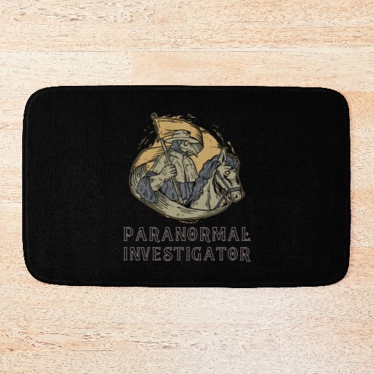 Ghost Hunting Paranormal Investigator Bath Mats