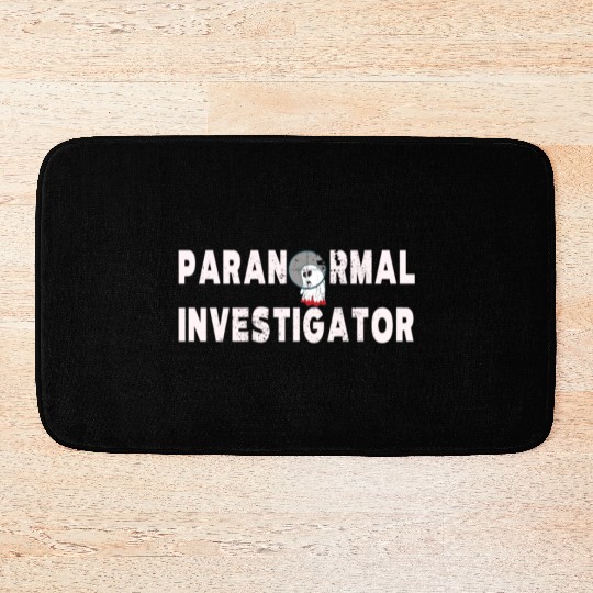 Ghost Hunting Paranormal Investigator Bath Mats