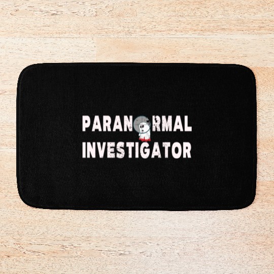 Ghost Hunting Paranormal Investigator Bath Mats