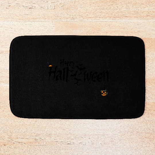Pumpkin Happy Halloween Costume Scary Bath Mats