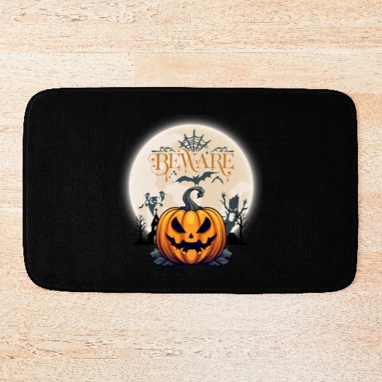 Naughty Pumpkin Bath Mats