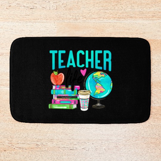 Teacher Life Happy Teachers Day Bath Mats