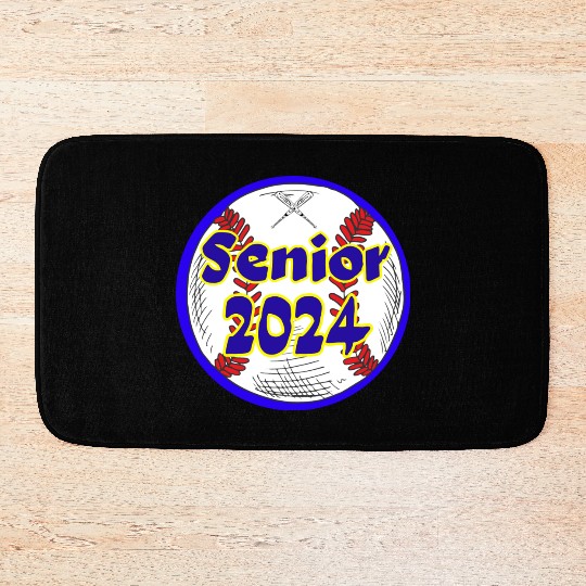 Baseball Senior Class of 2024 Bath Mats