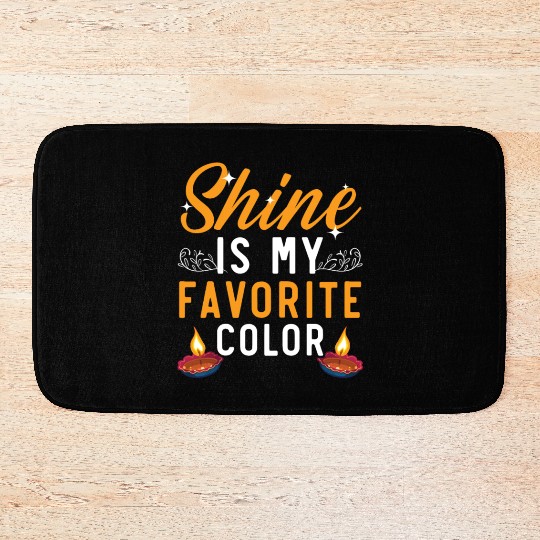 Happy Diwali Diwali Festival Indian Hindu Hinduism Bath Mats